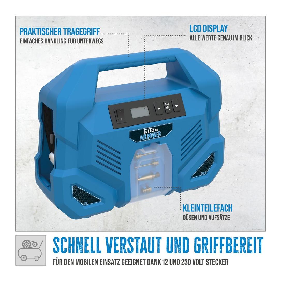 Compresseur Airpower Dual Drive 12/230V/5-pièces