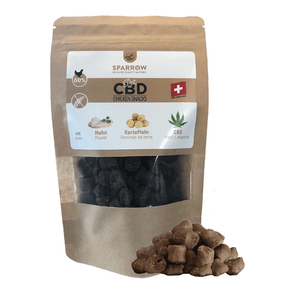 Image of Sparrow Pet CBD Chicken Snacks bei Hauptner.ch