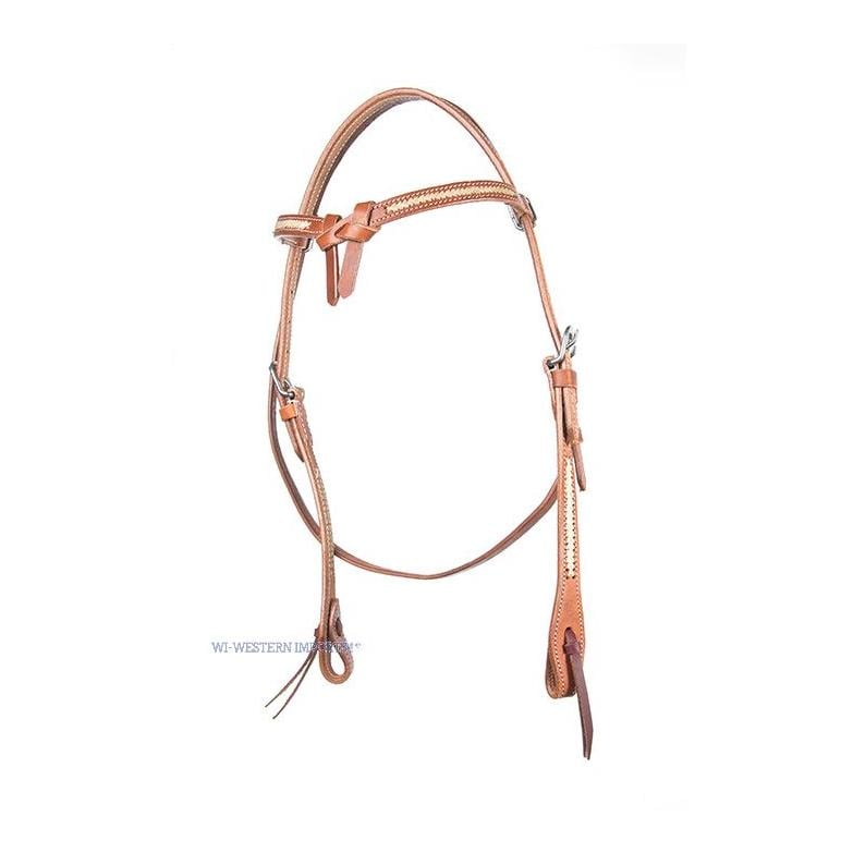 Image of Western Imports geflochtenes Futurity-Kopfstück - Beige - bei Hauptner.ch