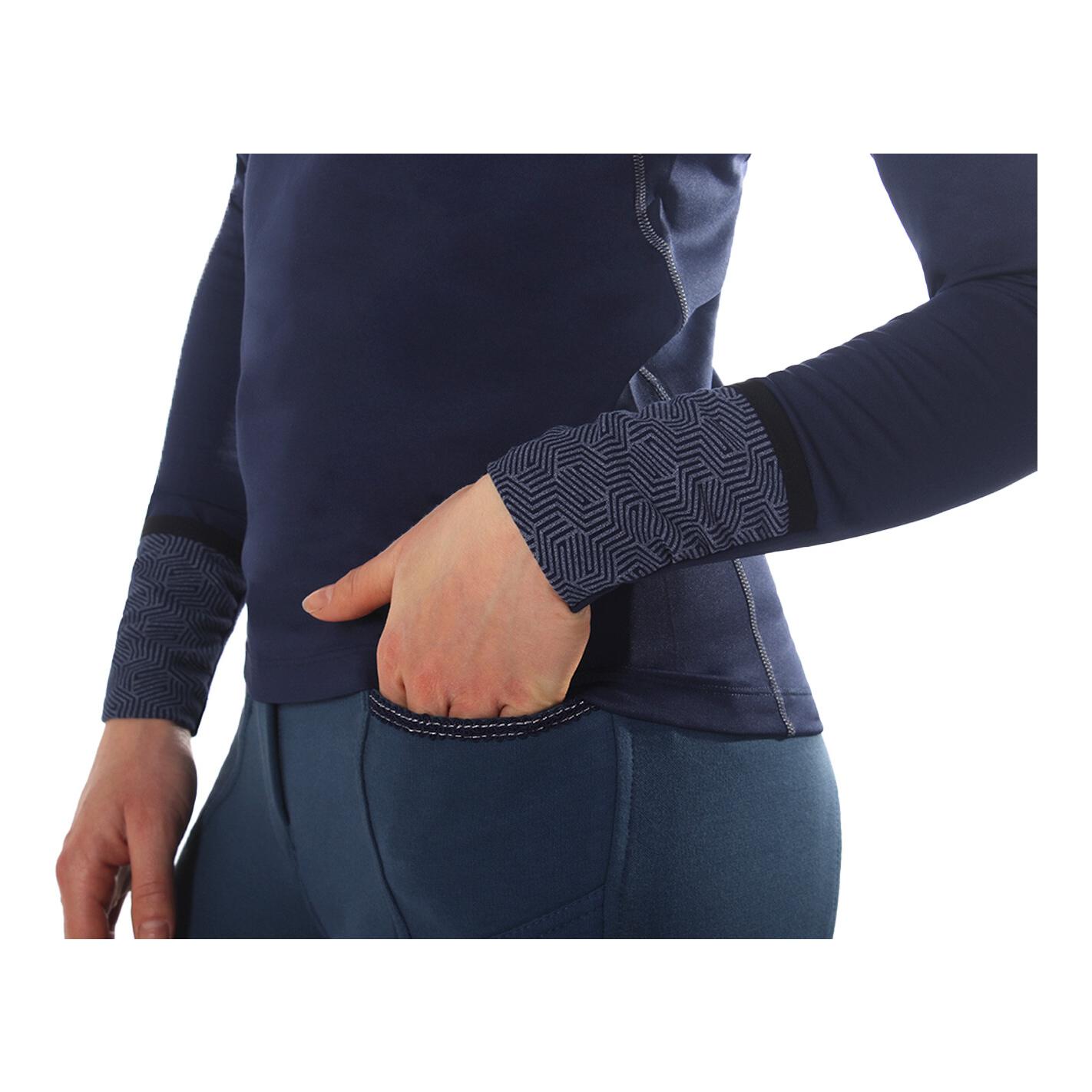 Pull chauffant Loua pour dames - porto red