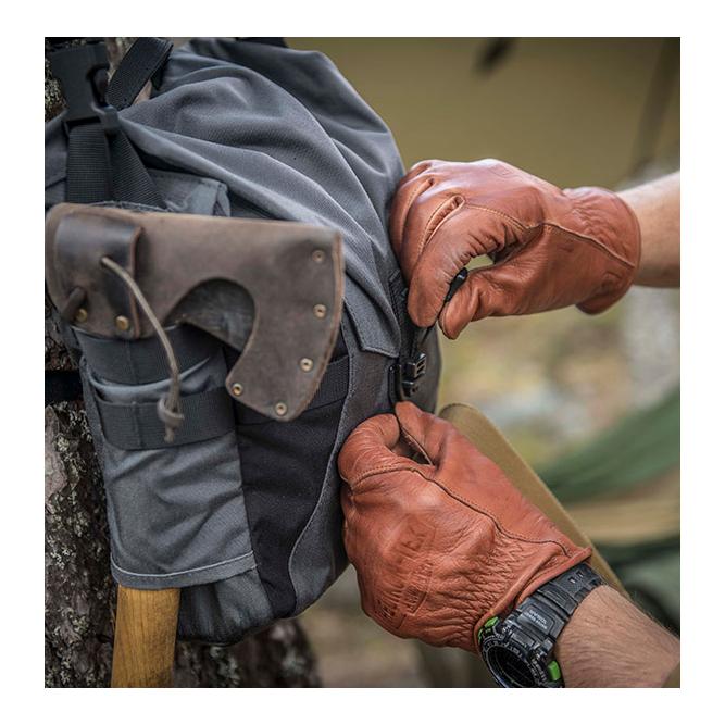 Bushcraft Haversack Umhängetasche - Olive Green / Black B