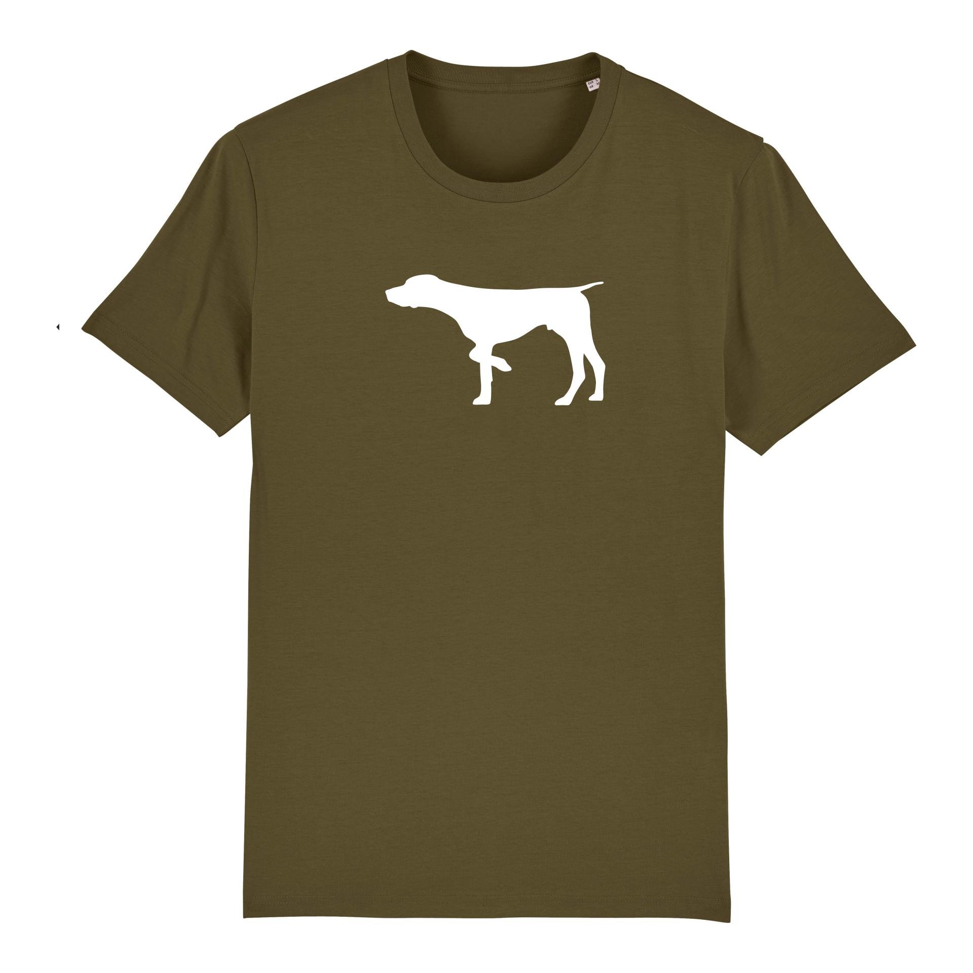 Image of Hauptner Jagd T-Shirt Deutsch Kurzhaar gross - British Khaki - bei Hauptner.ch