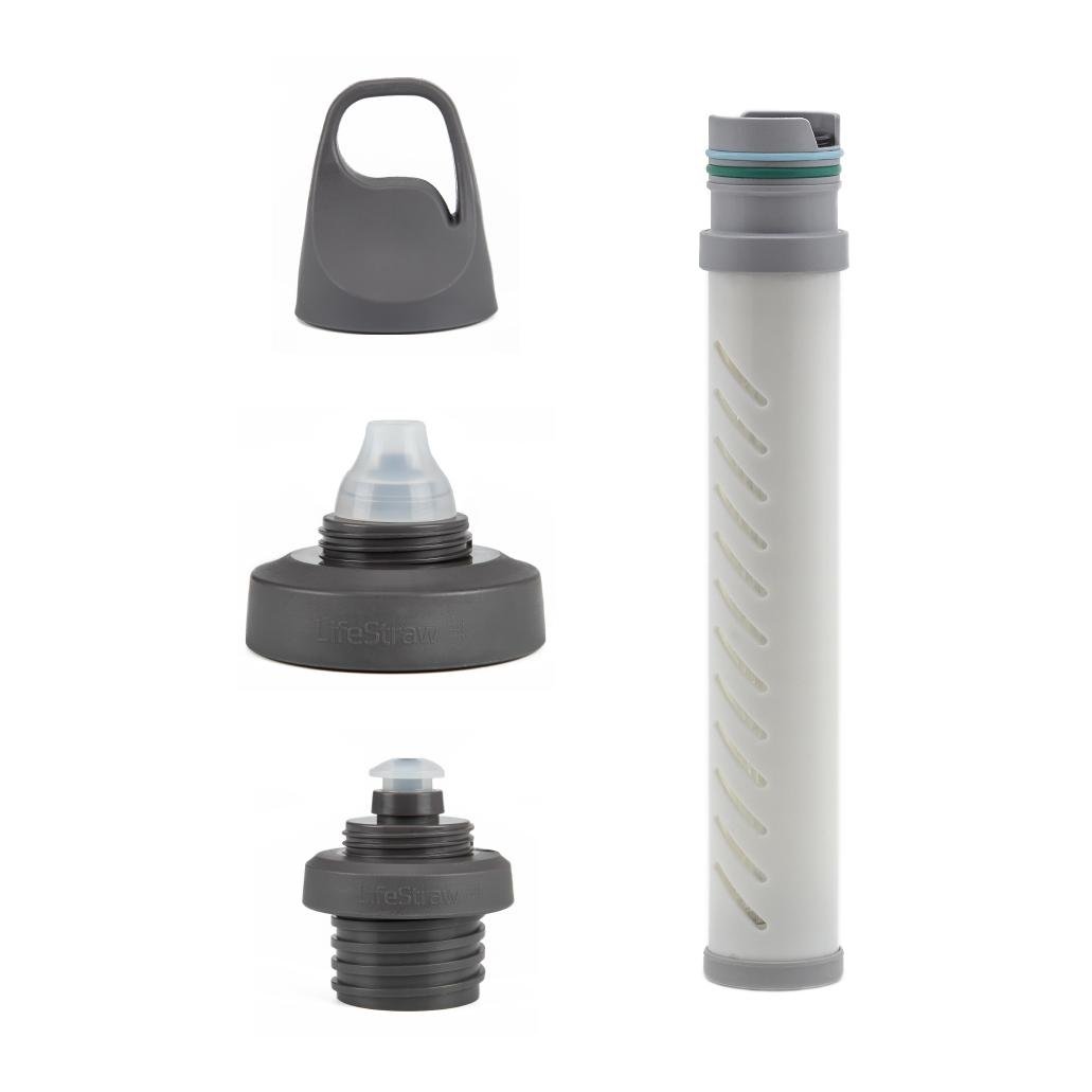 Image of LifeStraw Universal Wasserflaschenfilter Adapterkit - Grau - bei Hauptner.ch
