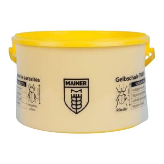 Gelbschale zur Erfassung von Schädlingsbefall