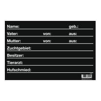 Image of Kerbl Stalltafel 30 x 20cm - schwarz bei Hauptner.ch