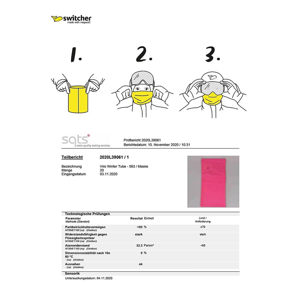 HEIQ Viroblock® Halsschlauch Winter Tube
