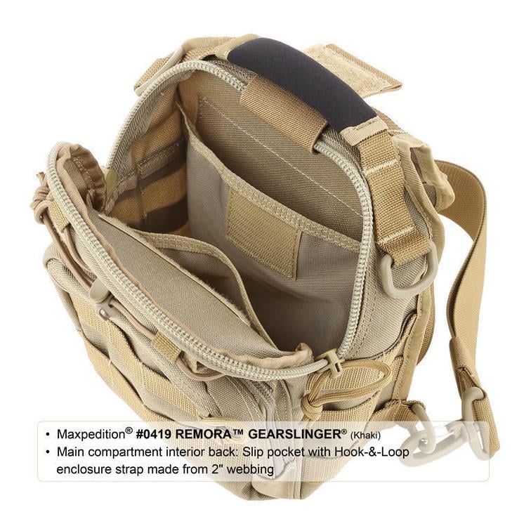 Sac à dos Remora Gearslinger de Maxpedition - kaki