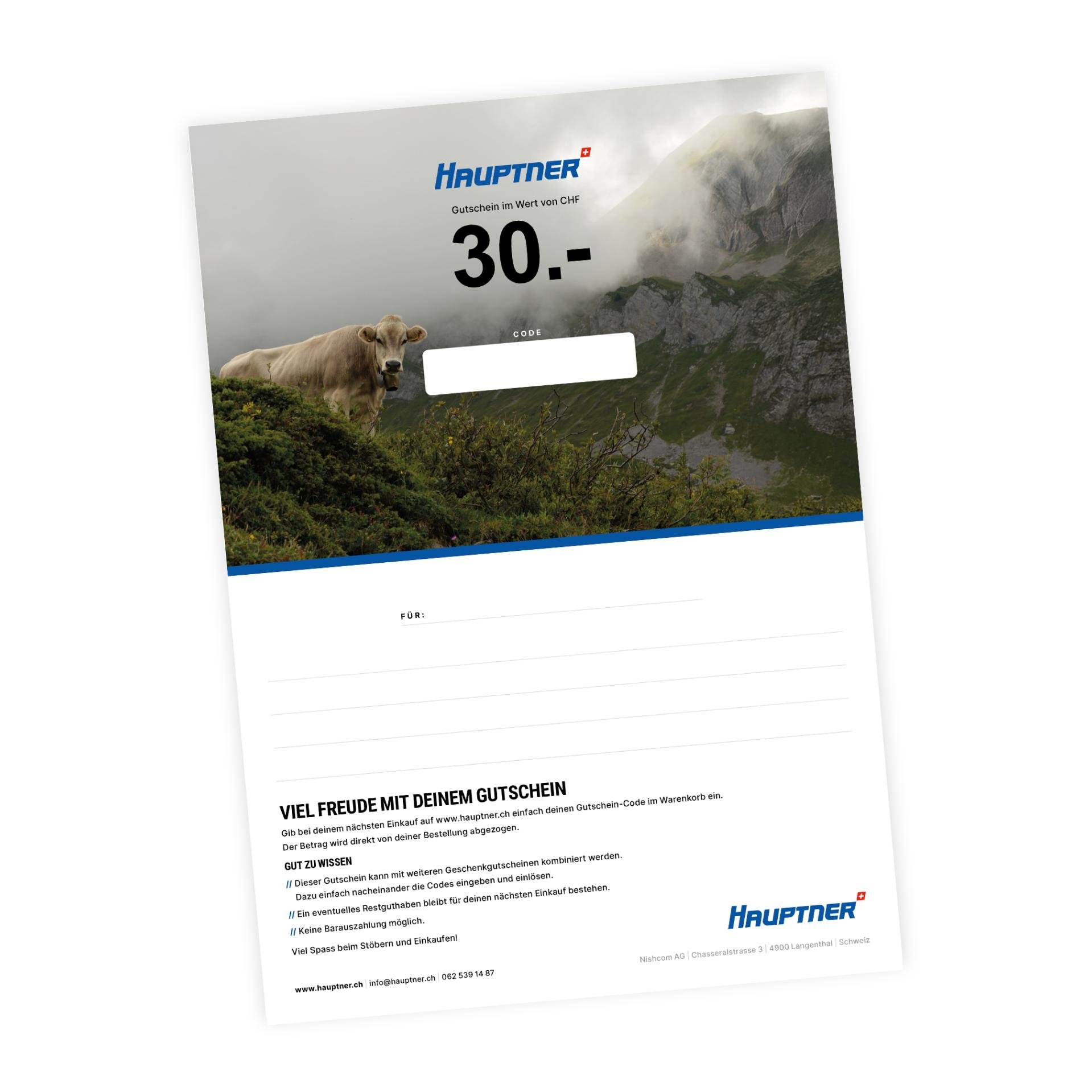 PDF Gutschein hauptner.ch