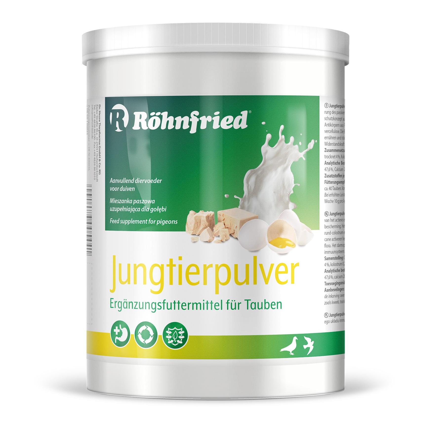 Image of Röhnfried Jungtierpulver - Antikörper, Torulahefe, Beta-Glucane zur Widerstandsteigerung - Grün - bei Hauptner.ch