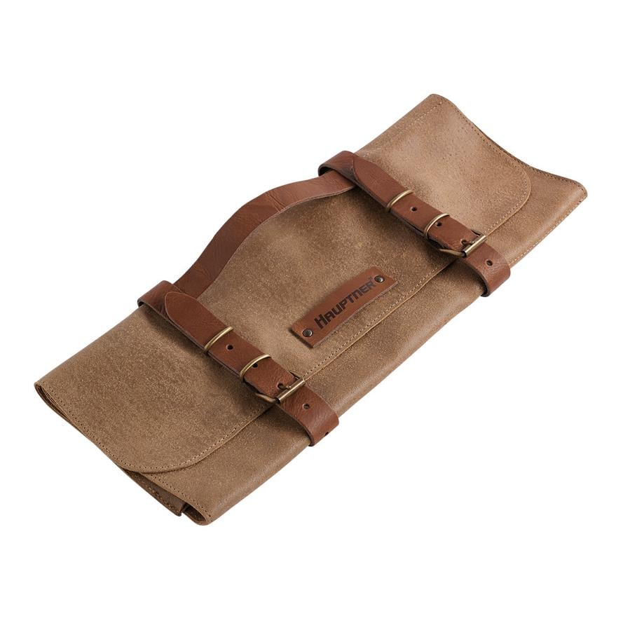 Image of Hauptner Leder Messertasche für 9 Messer - grau bei Hauptner.ch