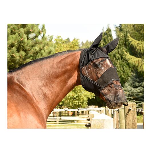 Fliegenmaske mit Ohren- und Nüsternschutz