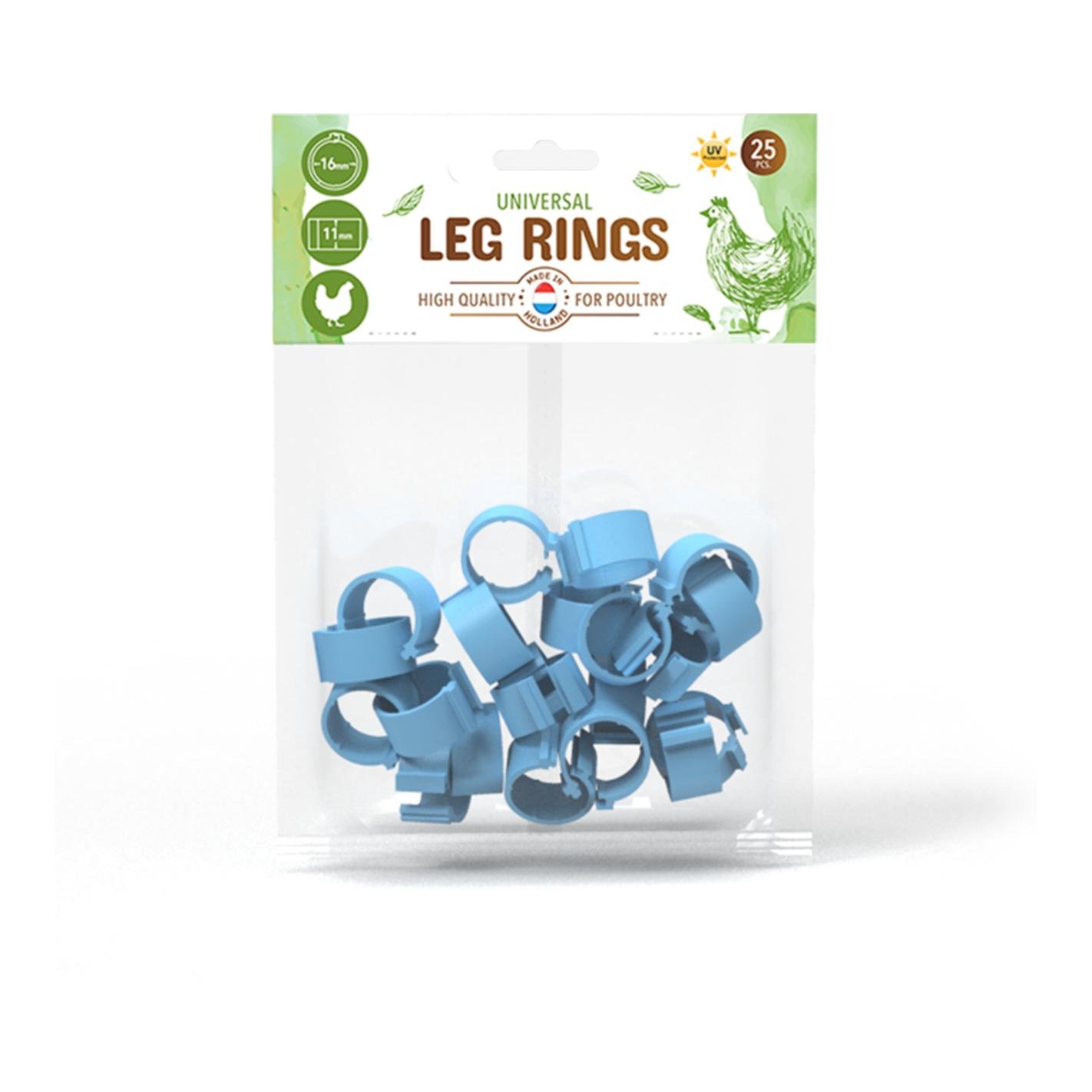 Hühnerfussringe 25 Stk.