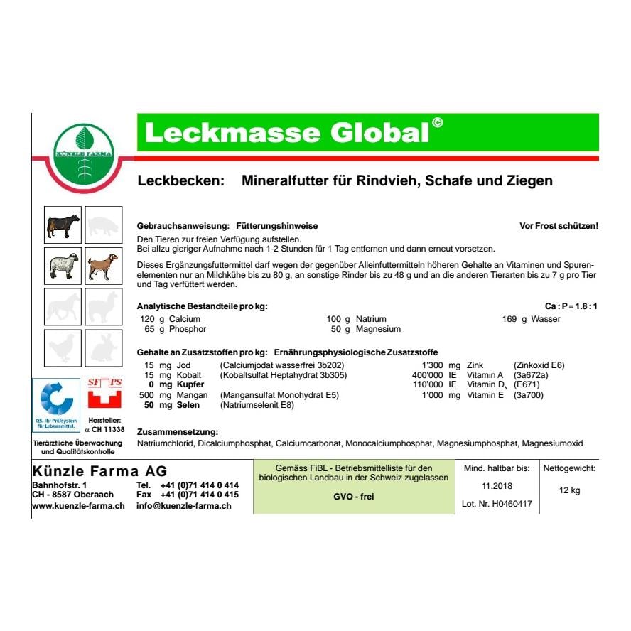 Bol à lécher minéral Global