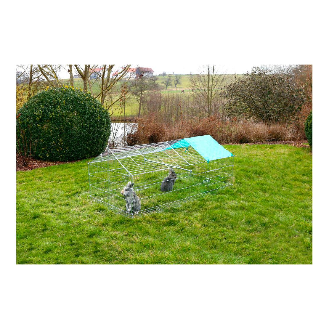 Freilaufgehege mit Ausbruchsperre