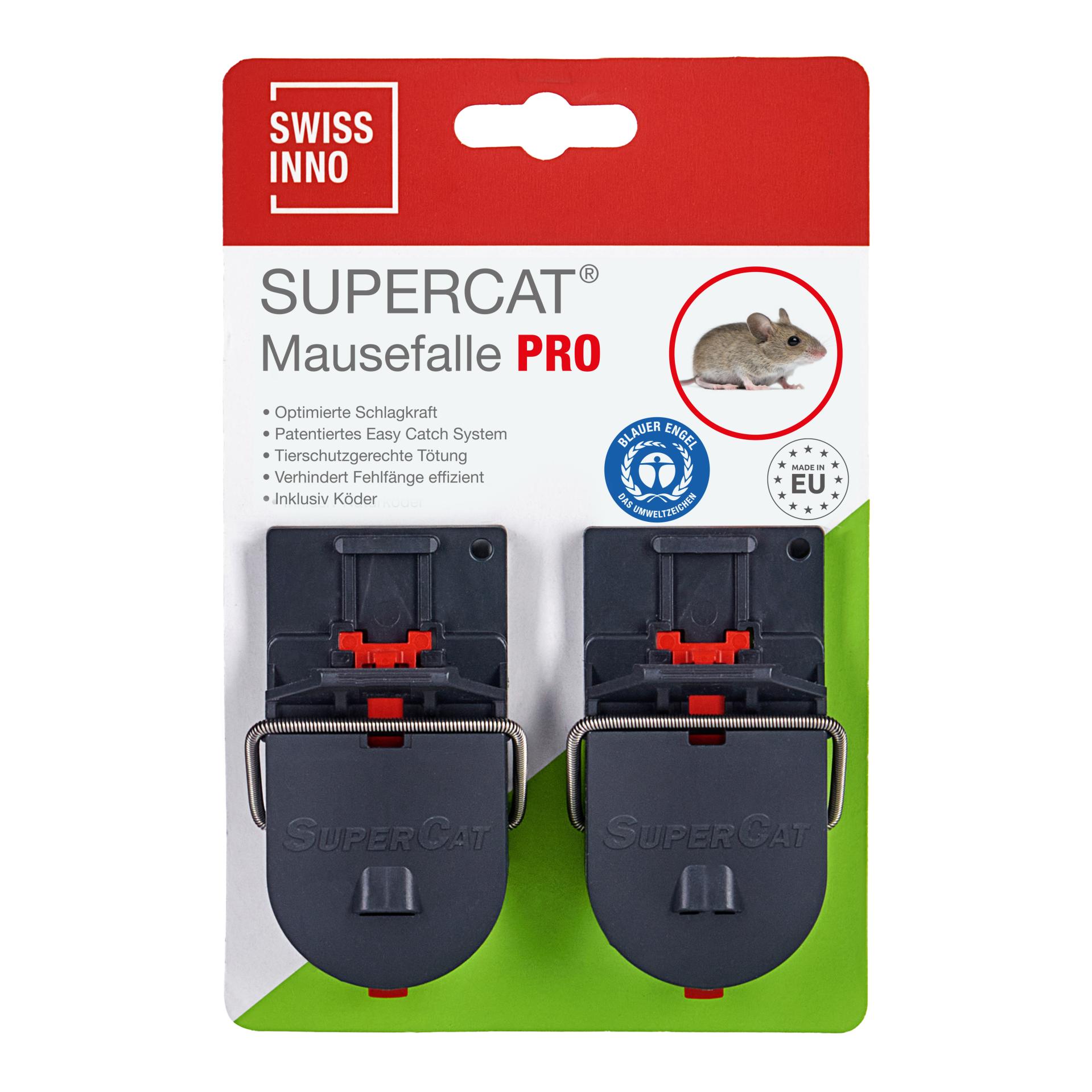 Mausefalle PRO Supercat inkl. Köder