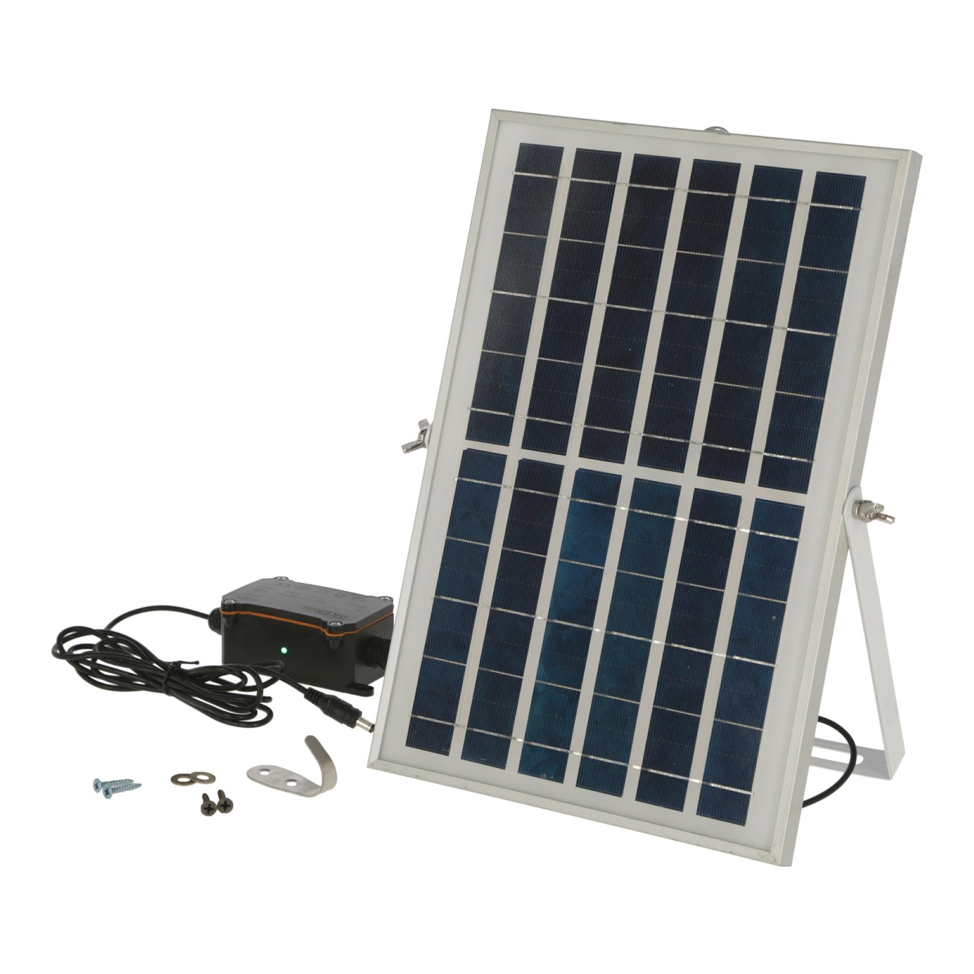 Kerbl Hobbyfarming Solar-Akku-Set für automatische Hühnertür