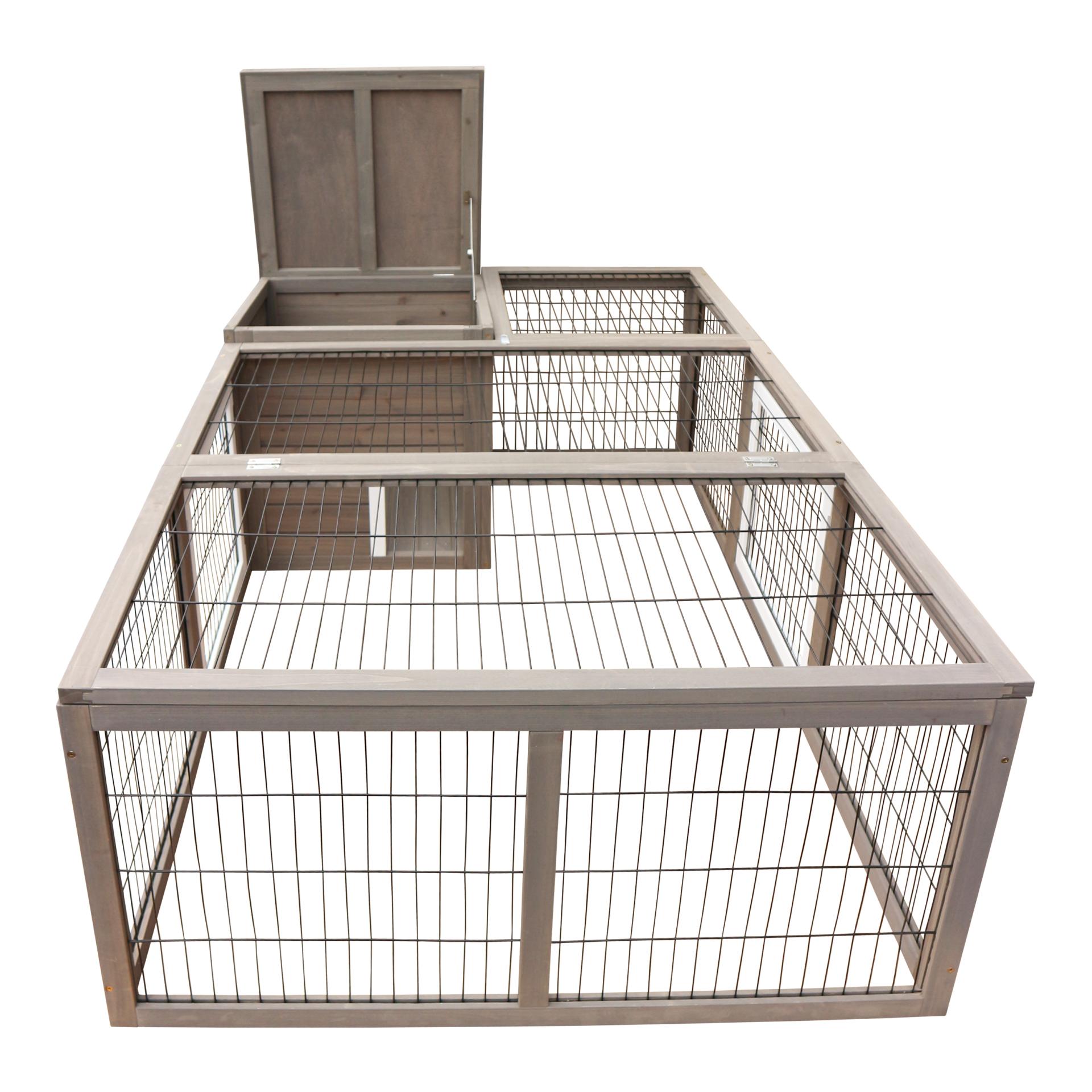 Parc pour petits animaux avec maison