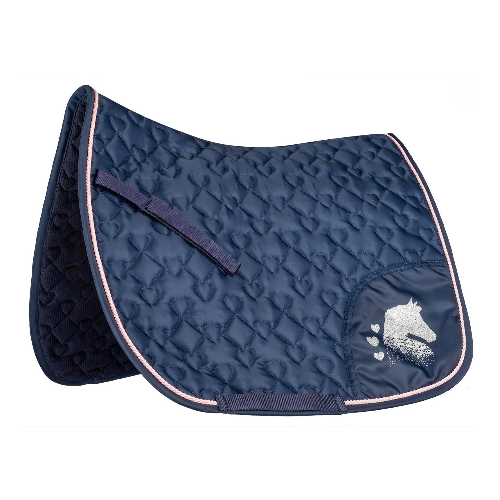 Image of Waldhausen Schabracke Lucky Heart - nachtblau bei Hauptner.ch