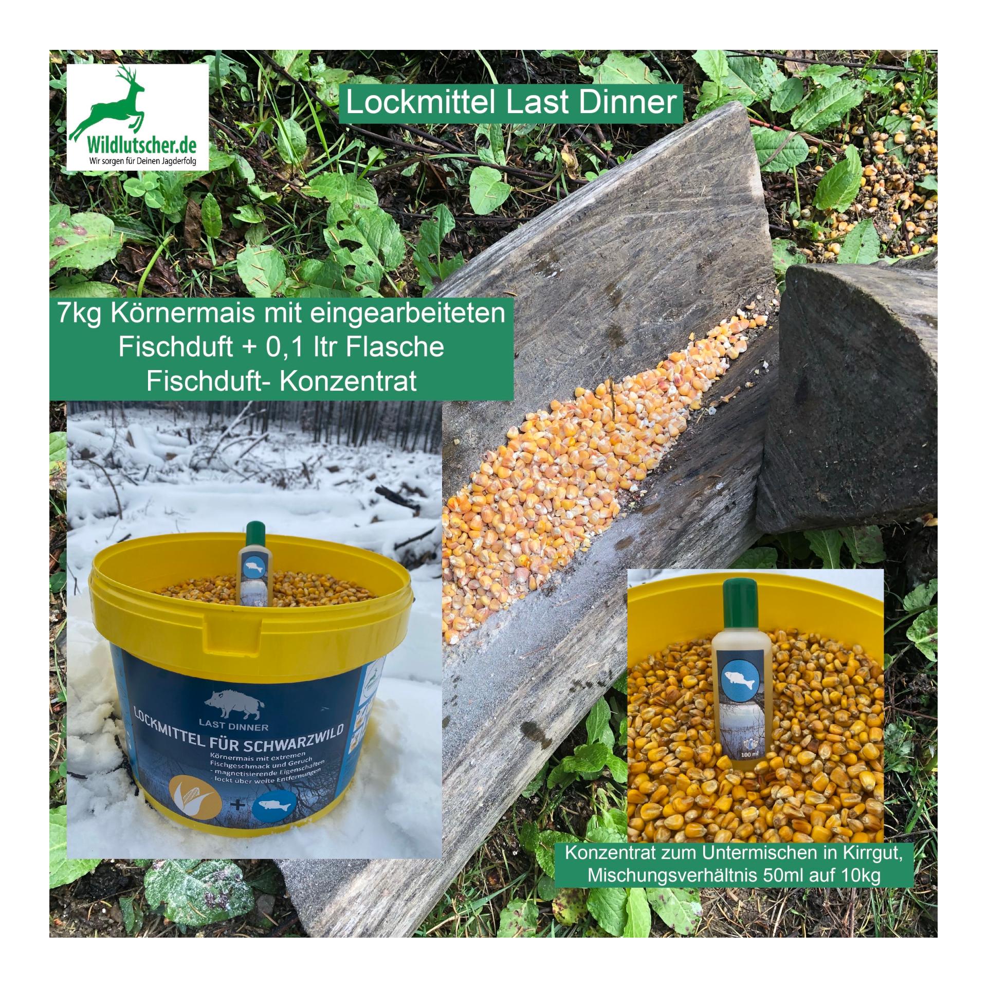 Last Dinner Nr. 1 Mais mit Fischkonzentrat