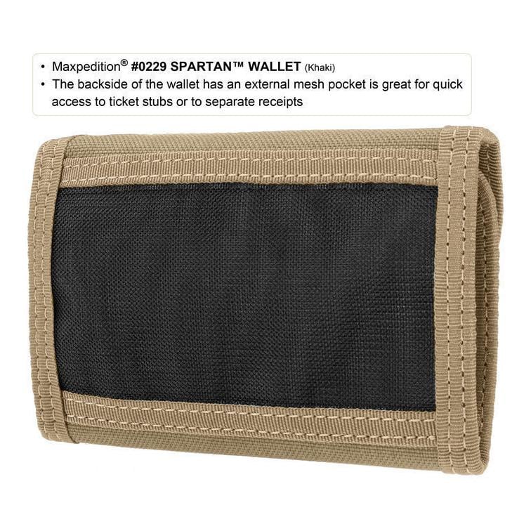 Spartan Brieftasche - Schwarz