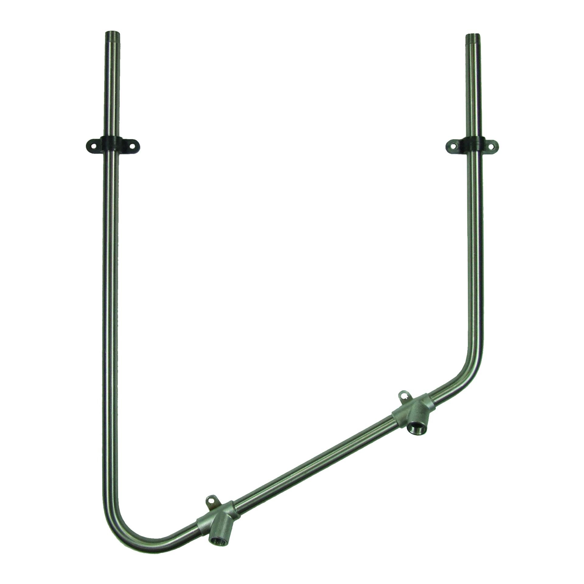 Image of Suevia Umlaufrohr - 2 Abgänge schräg - Edelstahl - bei Hauptner.ch