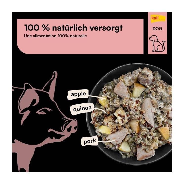 Kyli Menu complet porc avec quinoa et pomme
