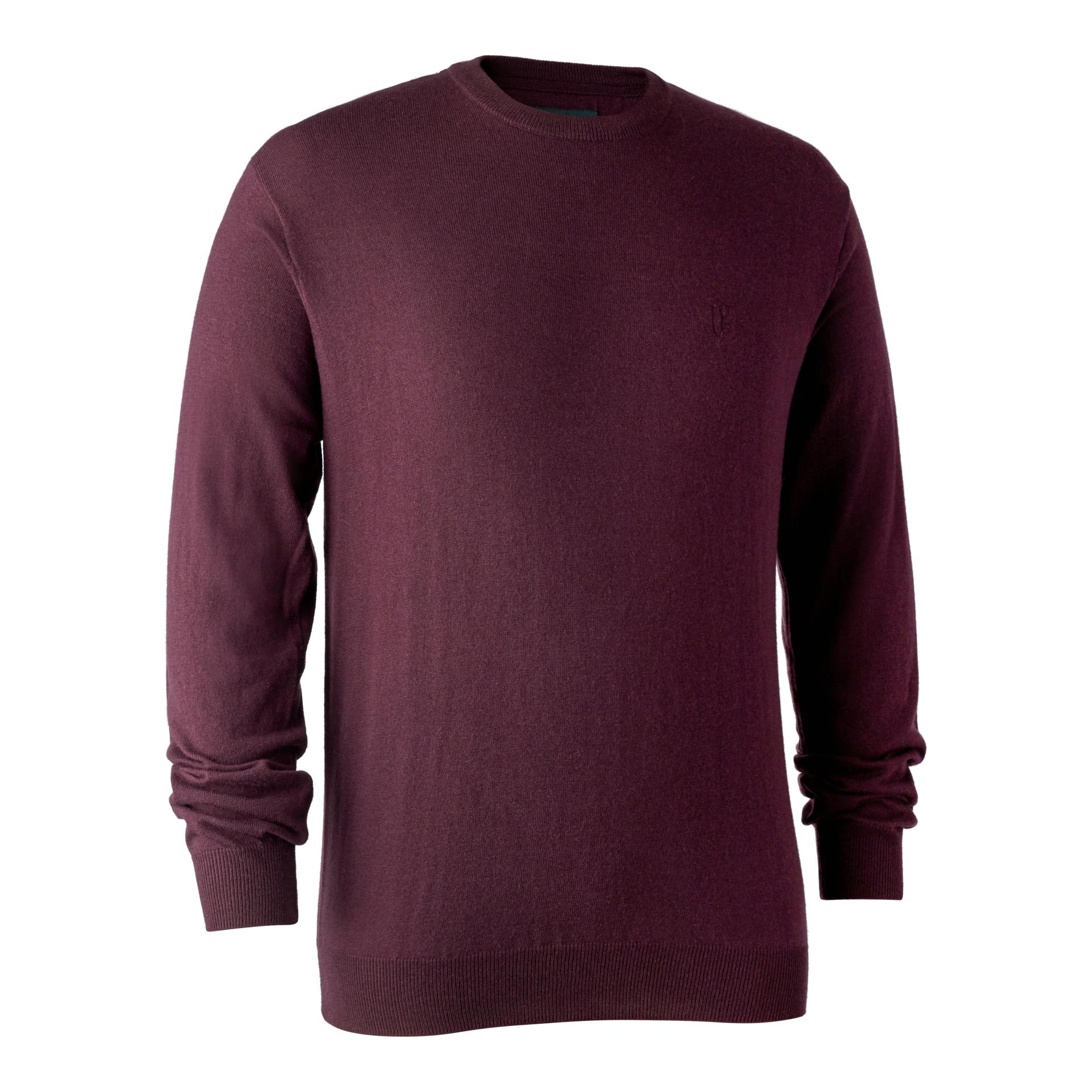 Image of Deerhunter Kingston Pullover mit Rundhals - Burgundy bei Hauptner.ch