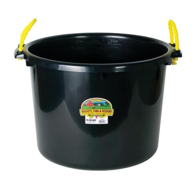 DuraFlex Wasser- und Futtertrog - schwarz