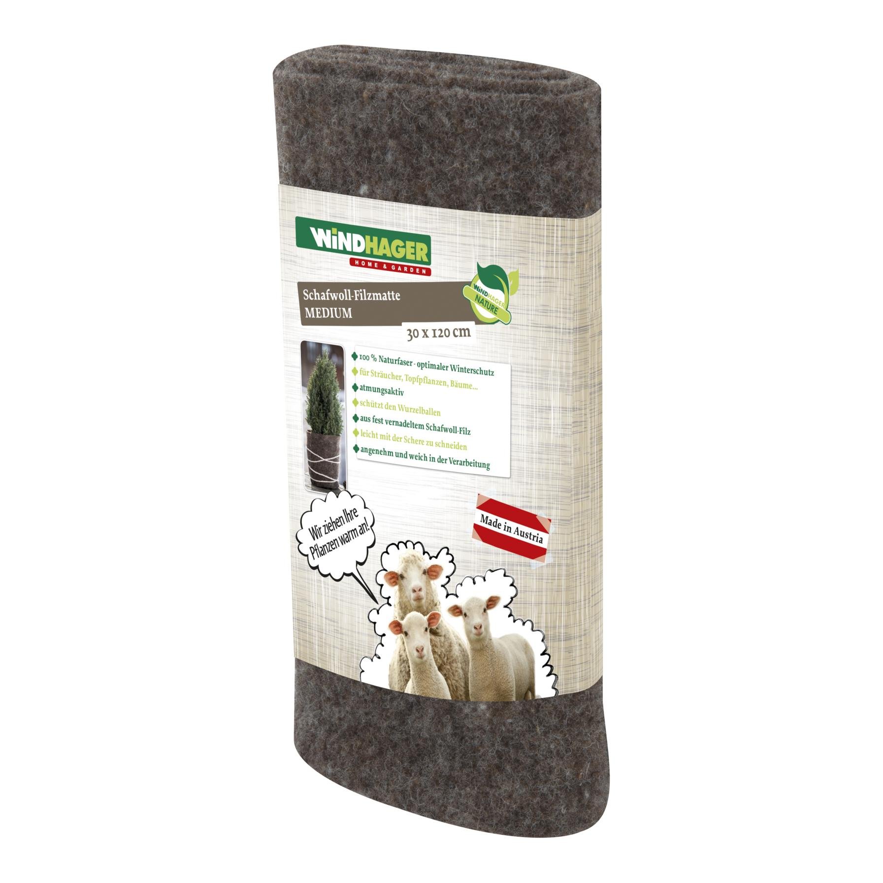 Schafwoll-Filzmatte MEDIUM Greenline