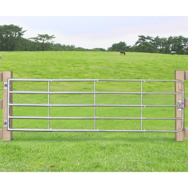 Portail de clôture en acier galvanisé