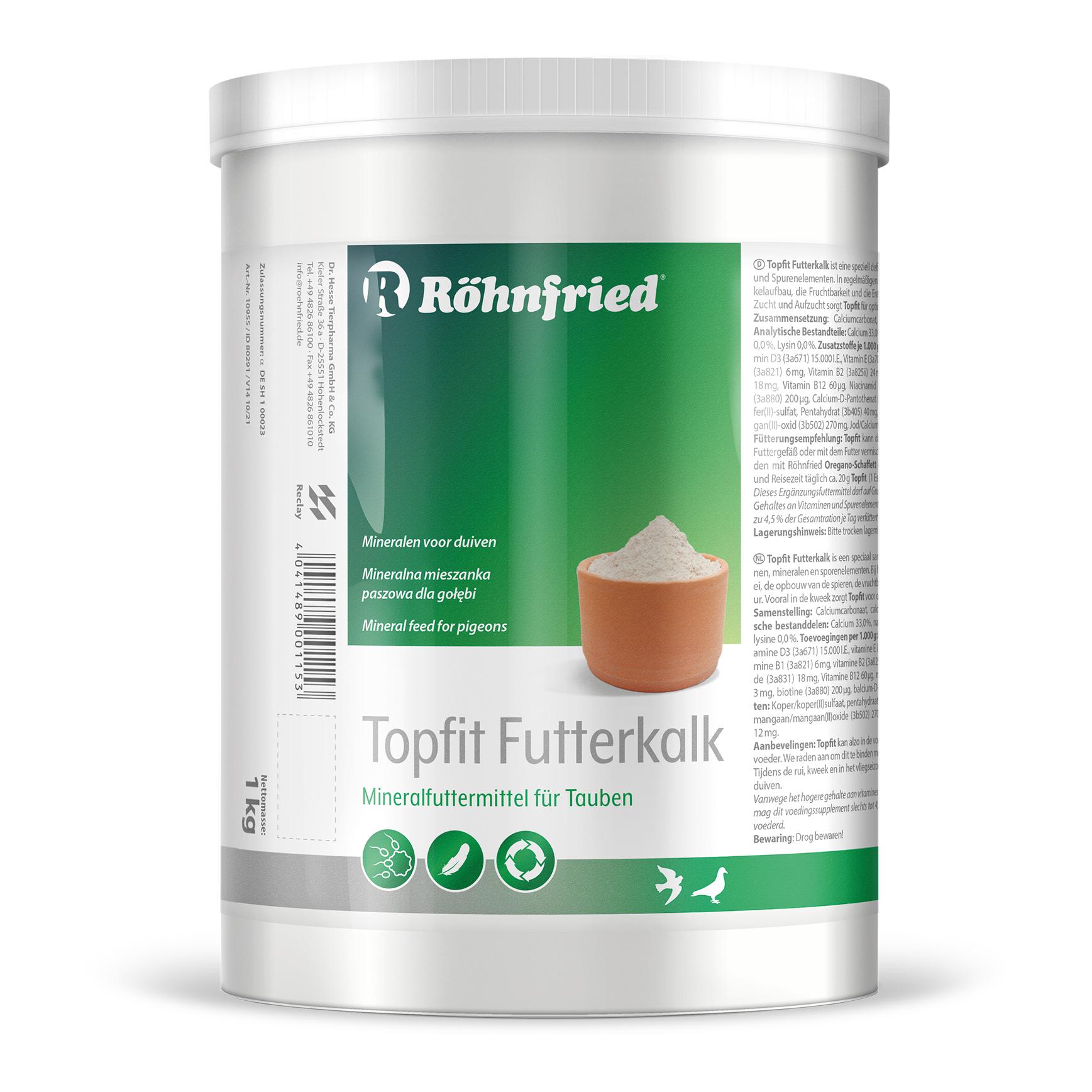 Topfit Futterkalk (calcium alimentaire) - Sels minéraux, vitamines et oligo-éléments