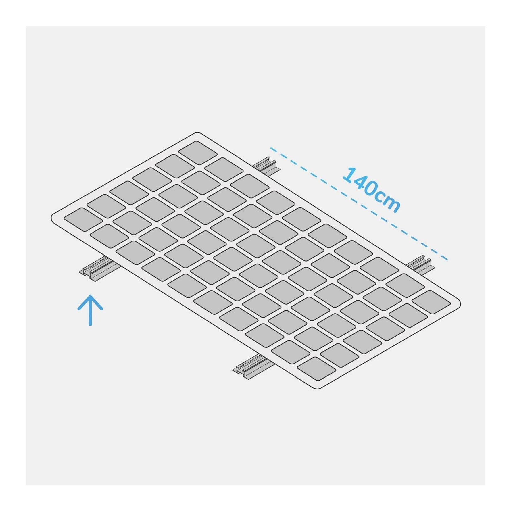 EcoMate Wall - Balkonkraftwerk für die Wandmontage