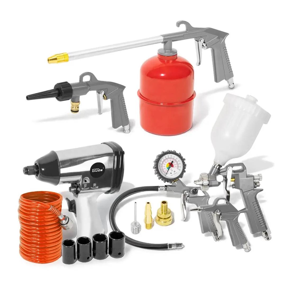 Güde Kompressor-SET 400/10/50 DG, 15-teilig