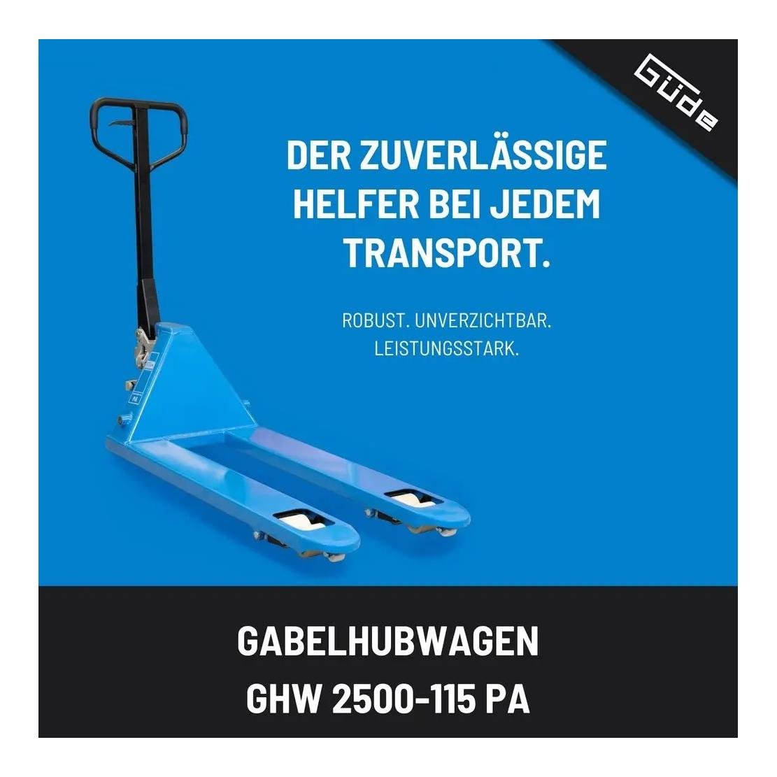 Güde Gabelhubwagen GHW 2500-115 PA