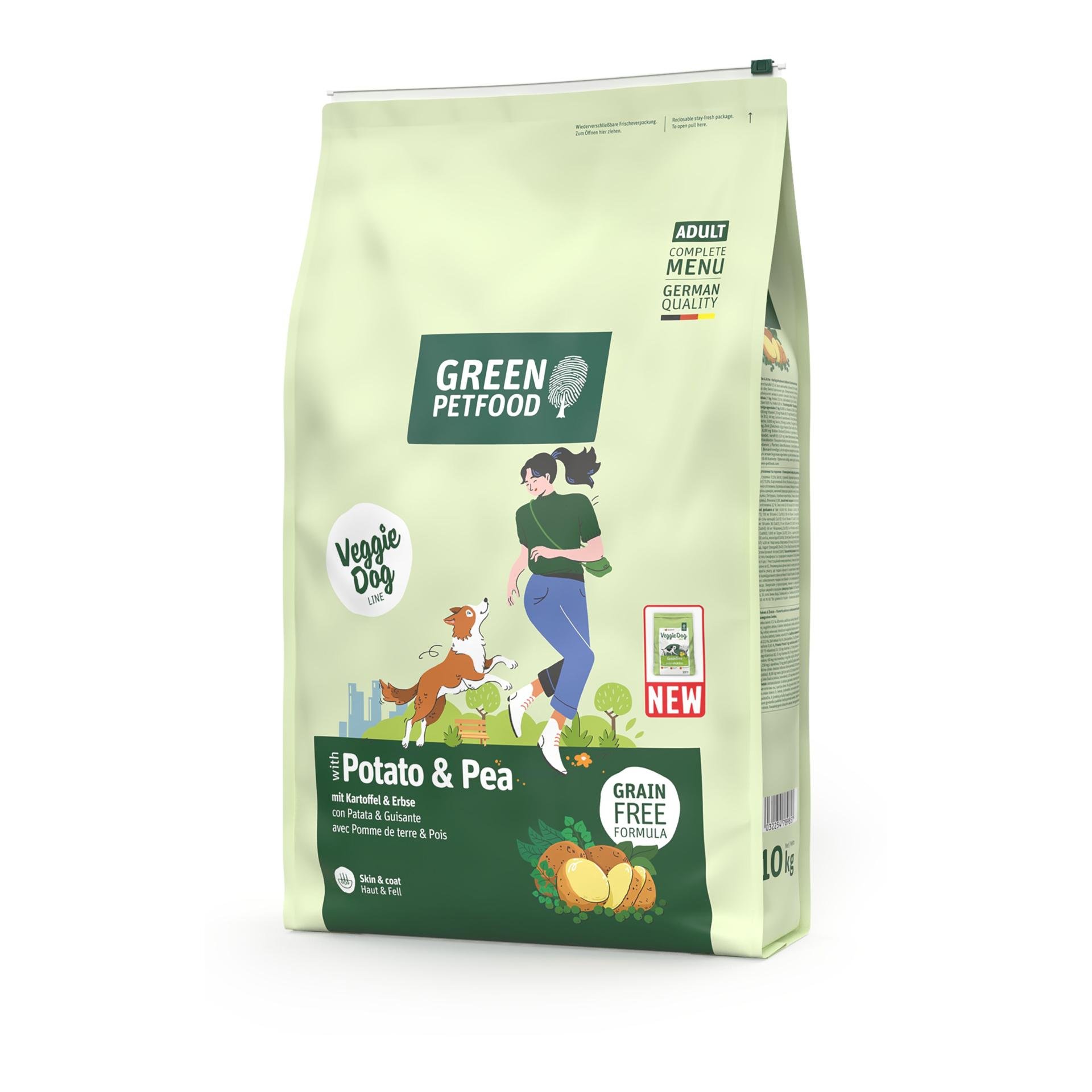 Veggie Dog GPF Dog Potato & Pea 