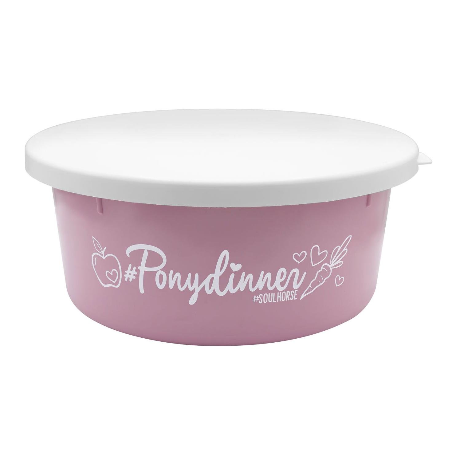Image of Soulhorse Futterschüssel "Ponydinner" - Hellrosa - bei Hauptner.ch