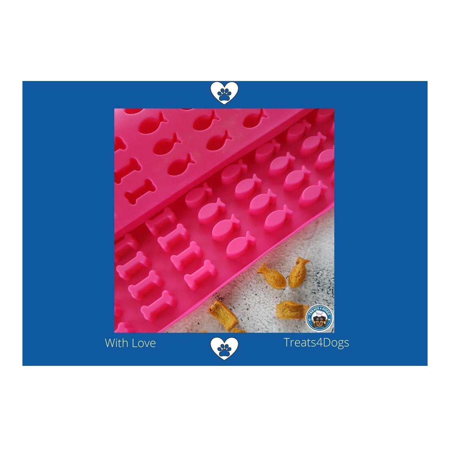 TREATS4DOGS Backmatte Fisch-Knochen Kombination 