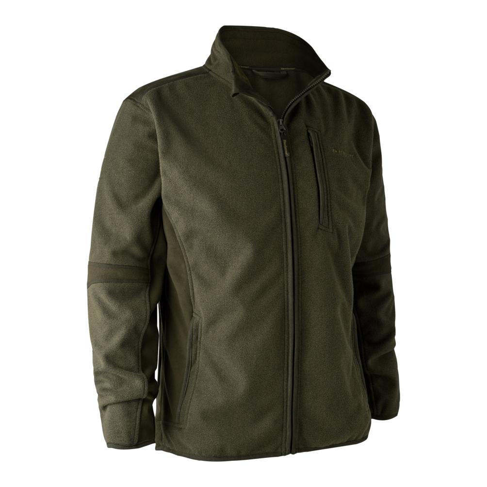 Image of Deerhunter Gamekeeper Bonded Fleecejacke - Graphite Green Melange bei Hauptner.ch