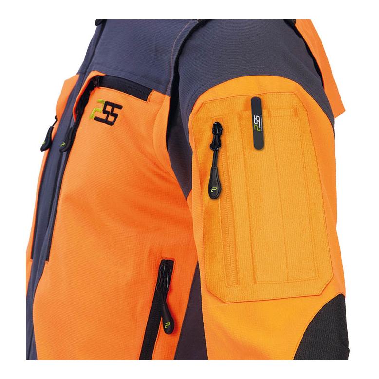 Pantalon anti-coupure X-treme Air PSS orange/noir