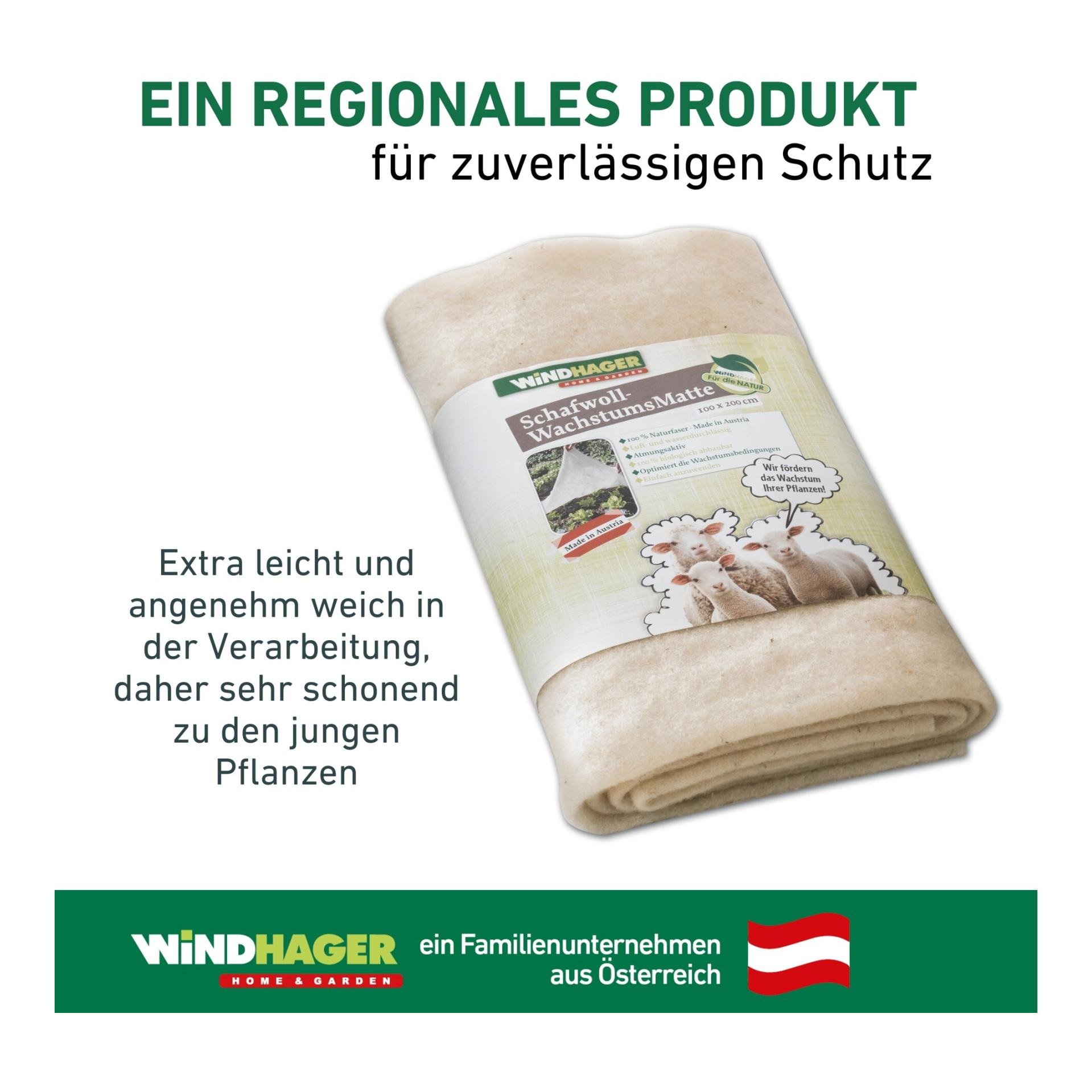 Schafwoll-Wachstumsmatte Greenline