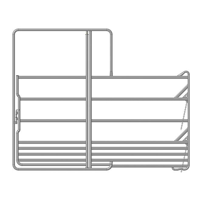Image of Patura Sicherheits-Pferde Panel mit Tor bei Hauptner.ch