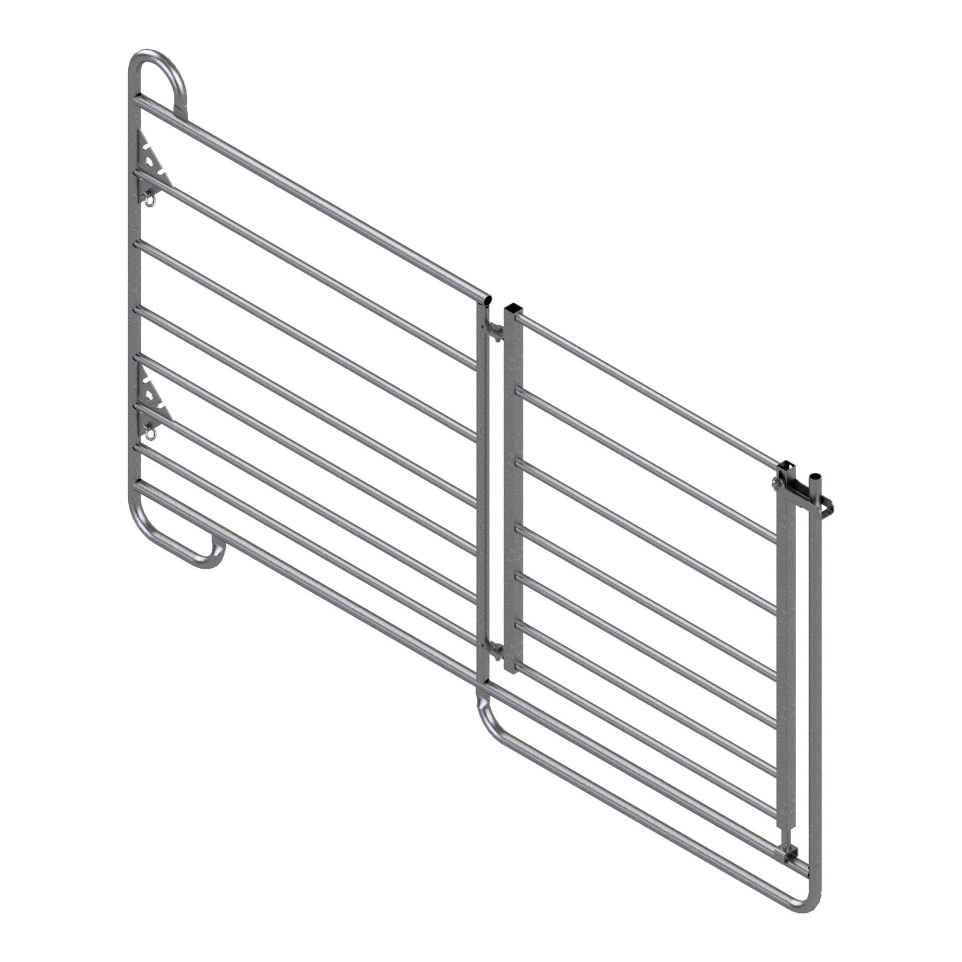 Barrière de prairie mini avec porte