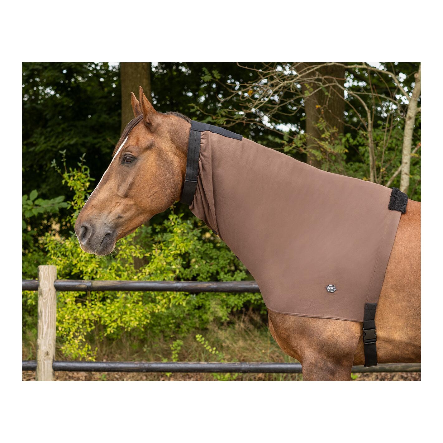 Couvre-cou anti-dermite - marron