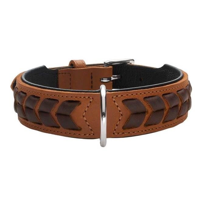 Image of Hunter Halsband El Paso - leder-cognac/schwarz bei Hauptner.ch