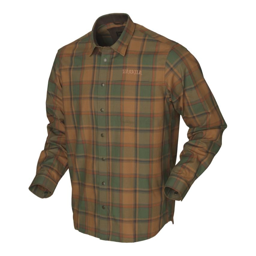 Image of Härkila Metso Active Hemd - spice check - Orange/Grün - bei Hauptner.ch