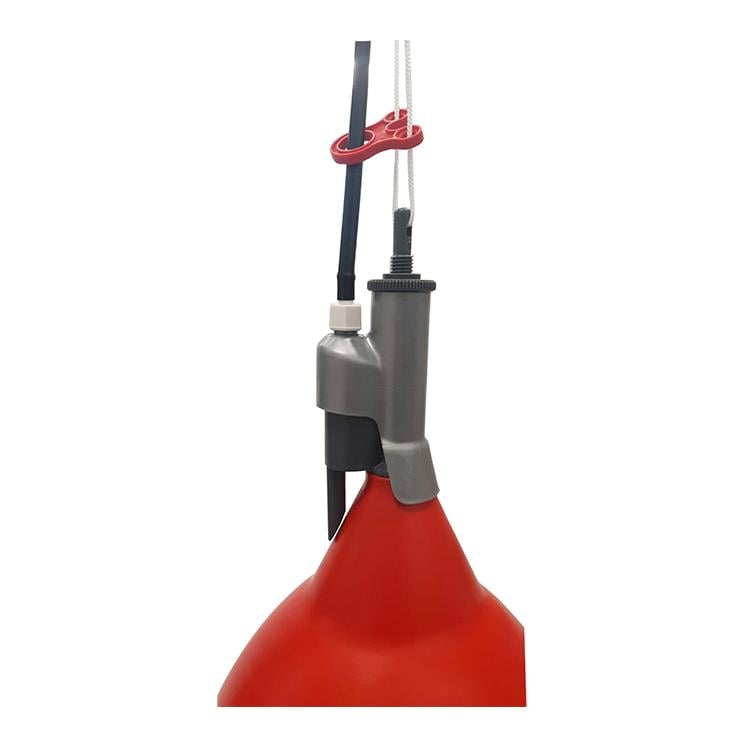 Automatische Rundtränke mit Zwischenrinne und Ballastkübel - mit Schlauchventil 6x9mm & 12x17mm