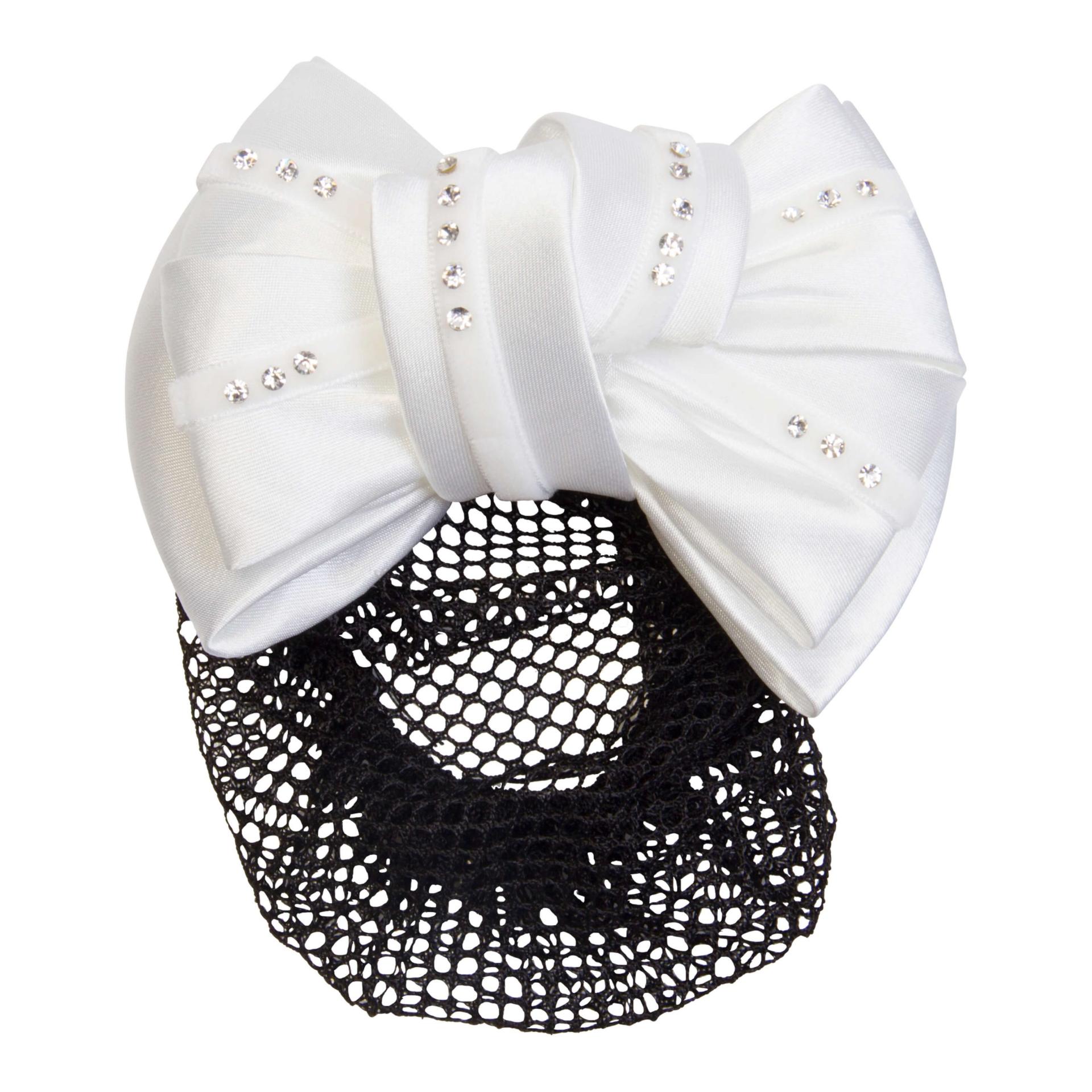 Image of Imperial Riding Haarschleife mit Netz - White - bei Hauptner.ch