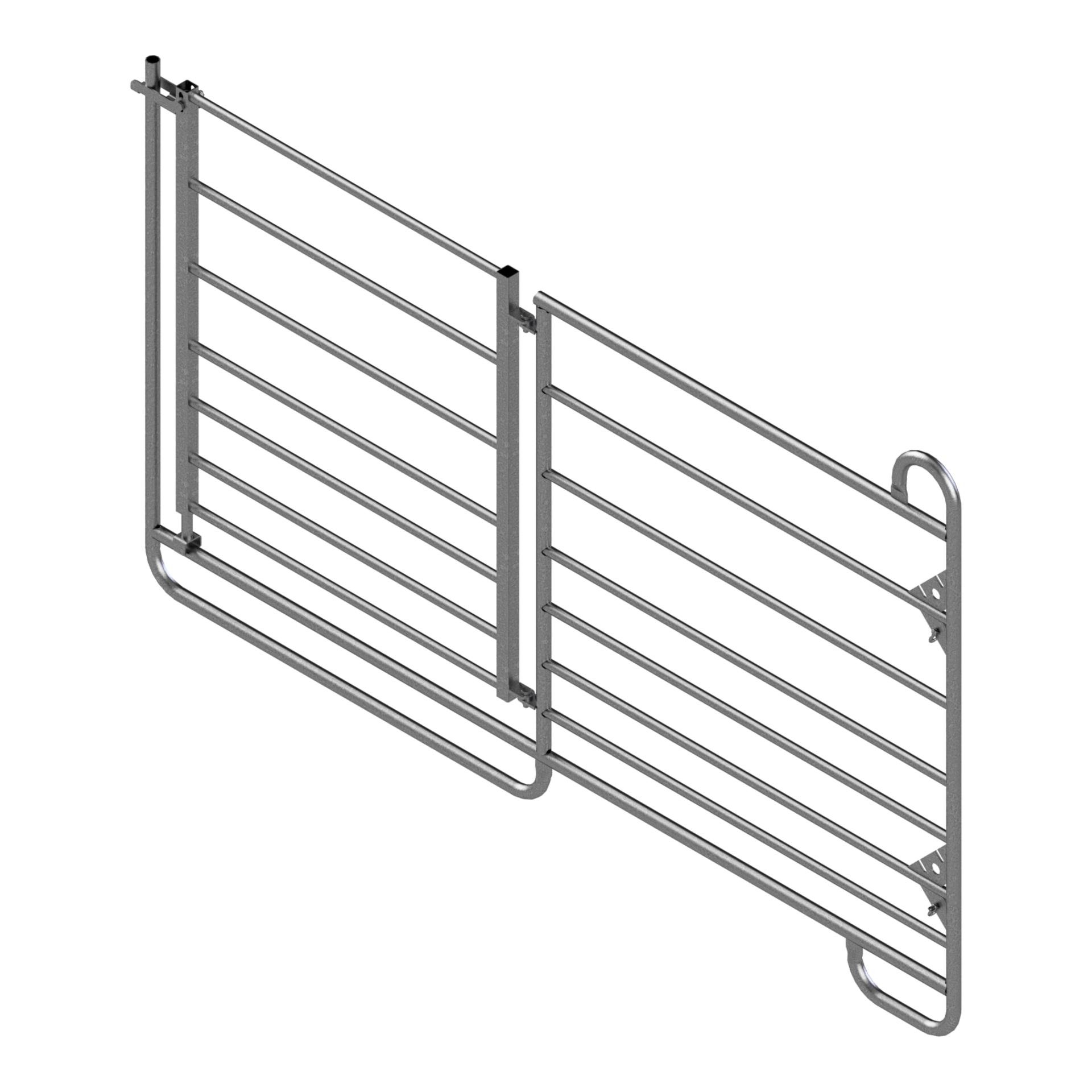 Barrière de prairie mini avec porte