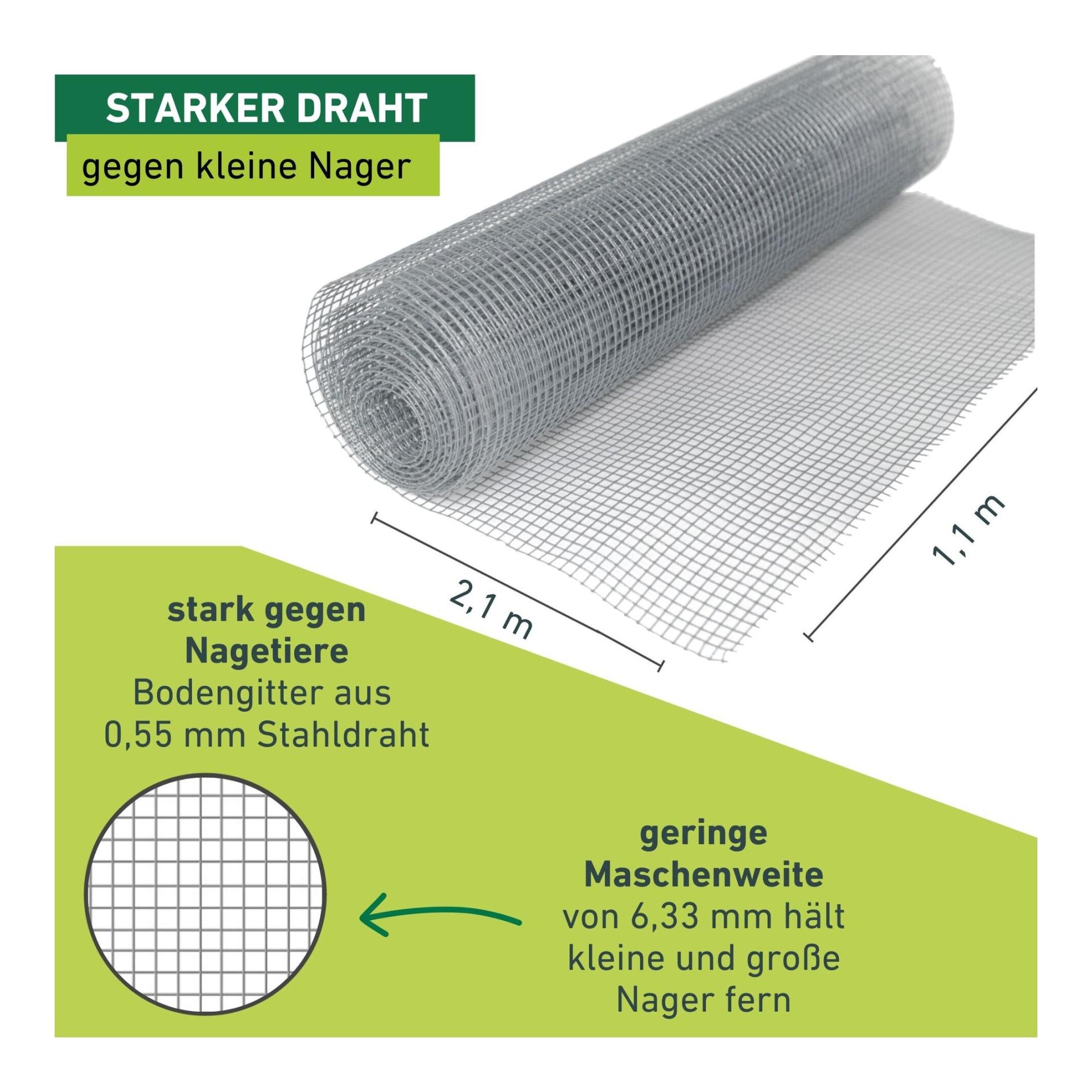 Windhager Grille anti-campagnols pour plates-bandes - zingué