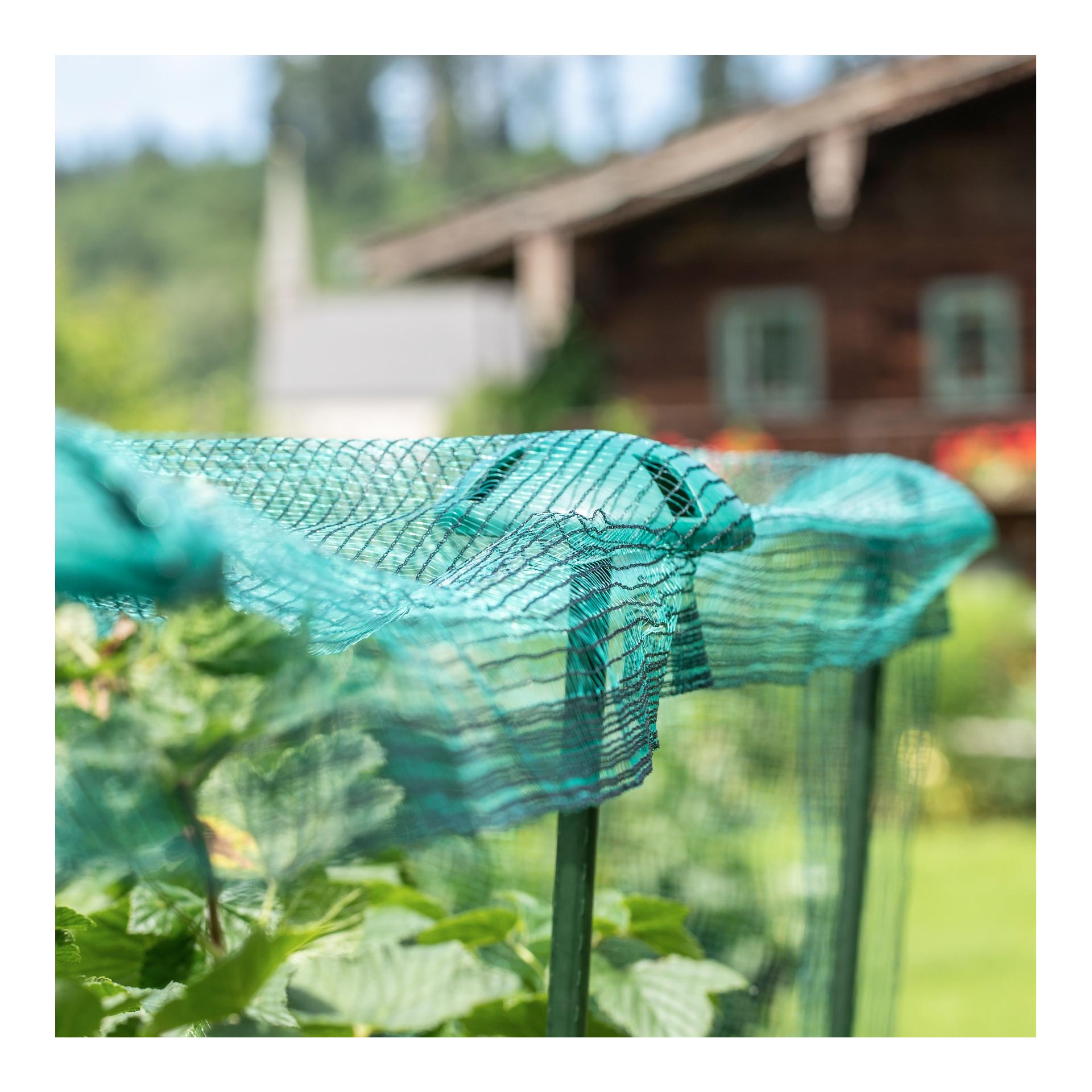Support en filet pour piquets à planter